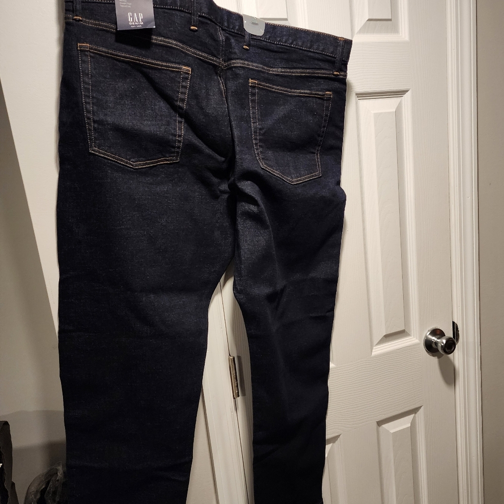 GAP Men's Dark Blue Straight Jeans